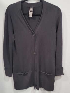 The North Face Button-up Long Merino Cardigan Womens Medium